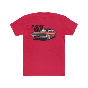 1967 Mercury Cougar Red Men's Cotton Crew Tee