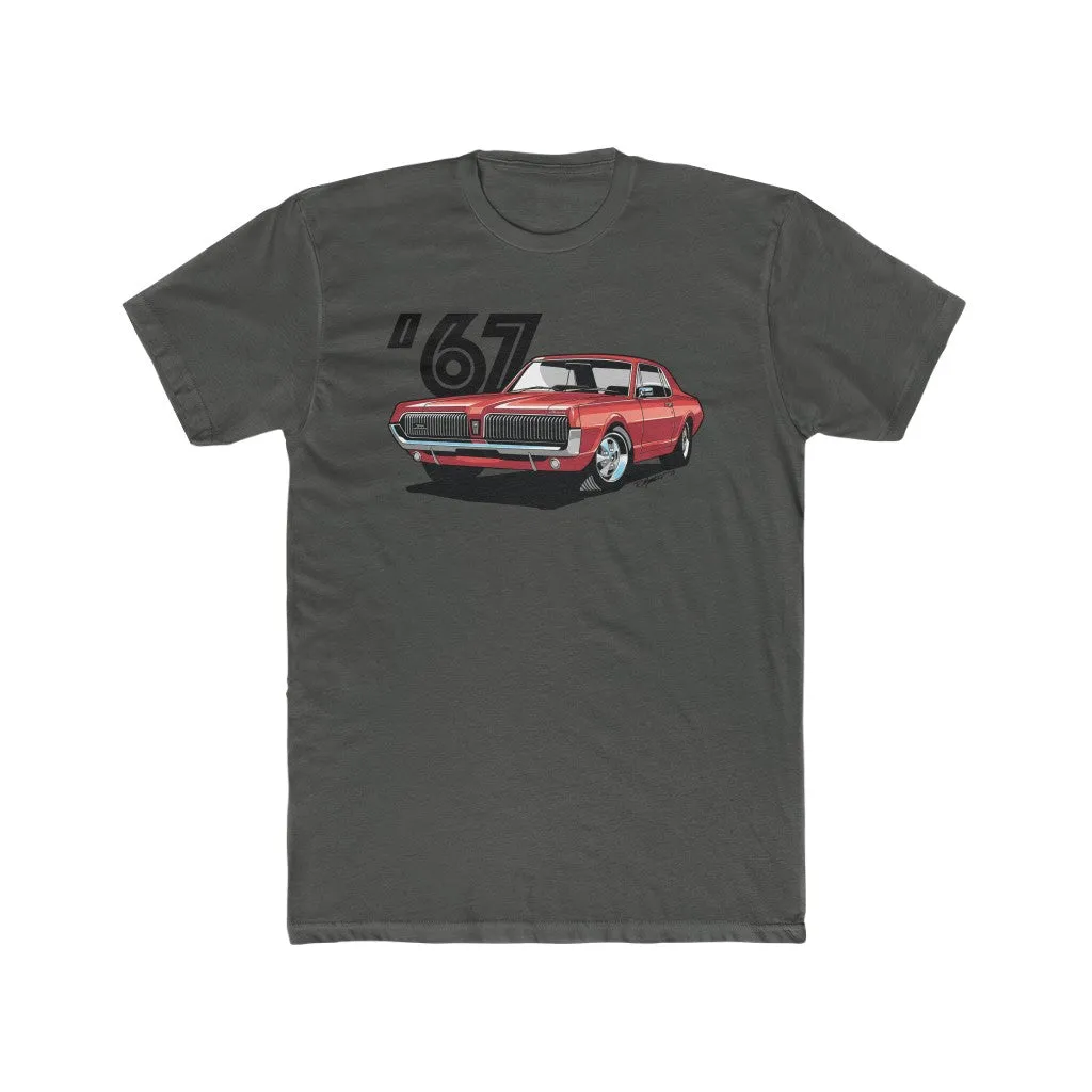 1967 Mercury Cougar Red Men's Cotton Crew Tee