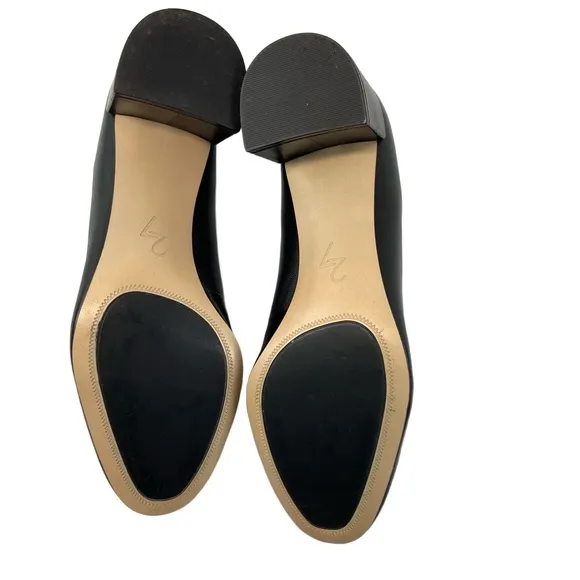 27 Edit Naturalizer Womens Size 10M Rebecca Black Leather Pumps Slip On Heels