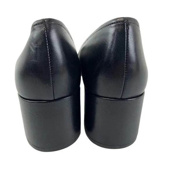 27 Edit Naturalizer Womens Size 10M Rebecca Black Leather Pumps Slip On Heels