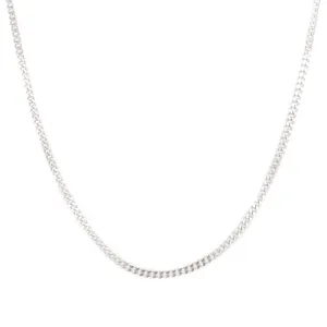 2mm Silver Curb Chain