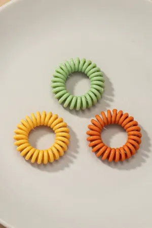3-Piece Set Coil Hair Ties