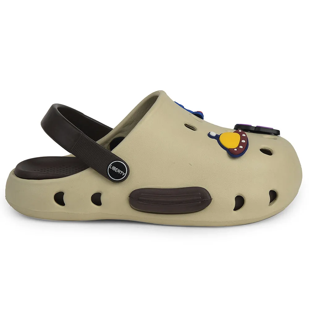 A-HA Beige Casual Clogs For Kids CUTIER By Liberty
