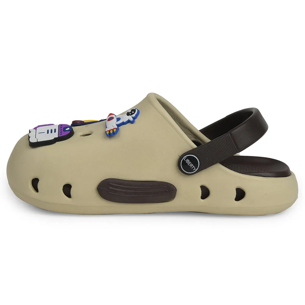 A-HA Beige Casual Clogs For Kids CUTIER By Liberty