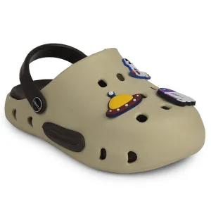 A-HA Beige Casual Clogs For Kids CUTIER By Liberty