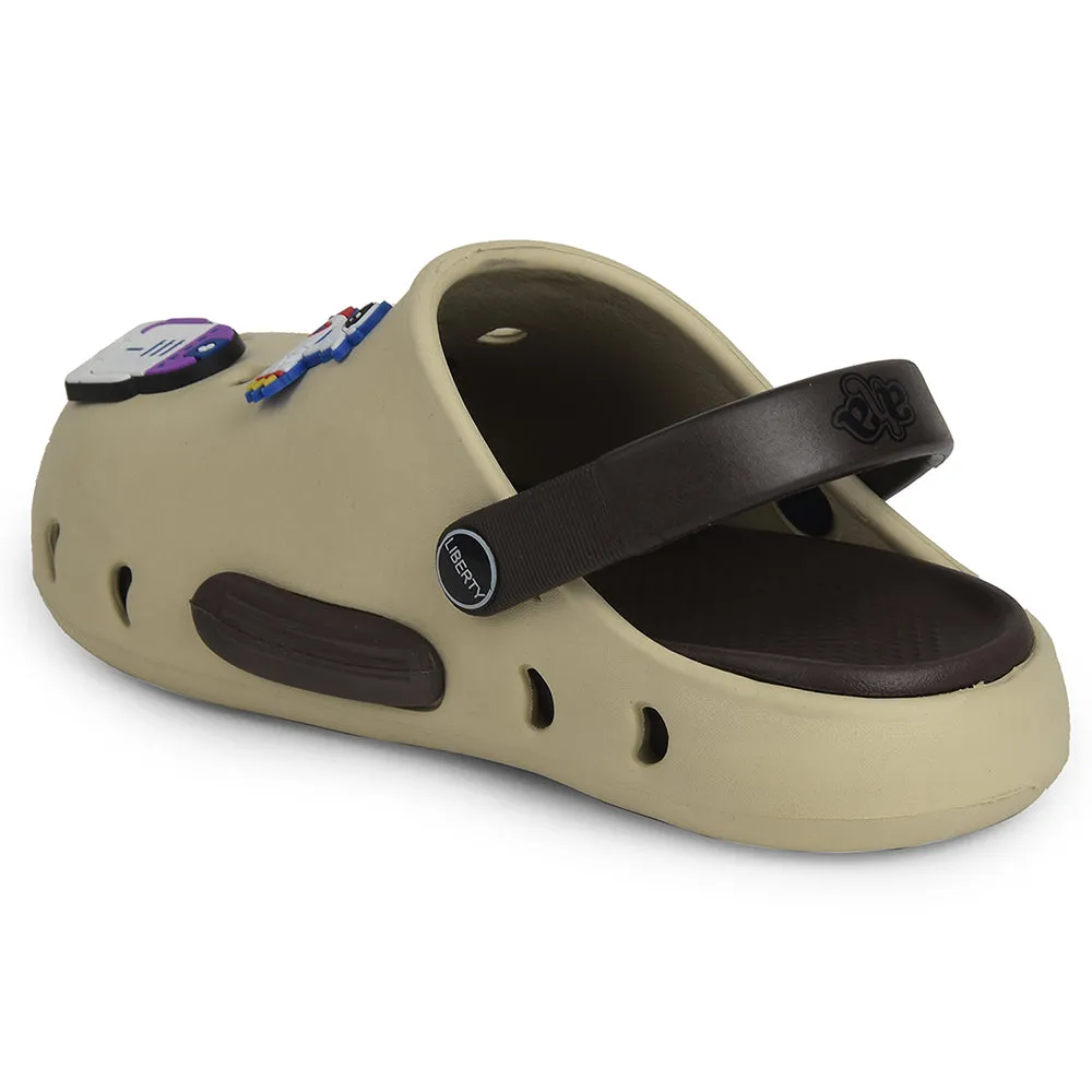 A-HA Beige Casual Clogs For Kids CUTIER By Liberty