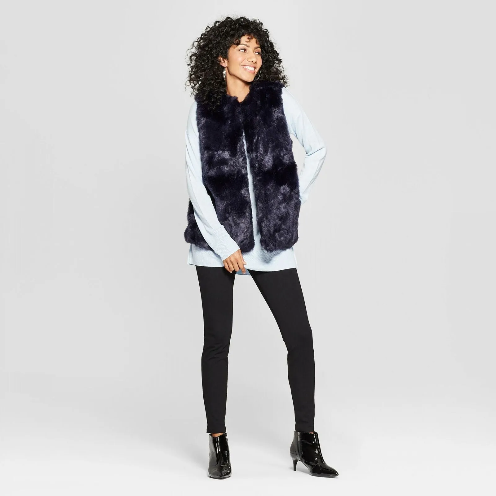 A New Day Women's Faux Fur Vest
