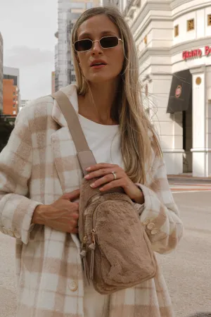 Ace Sling Handbag in Taupe
