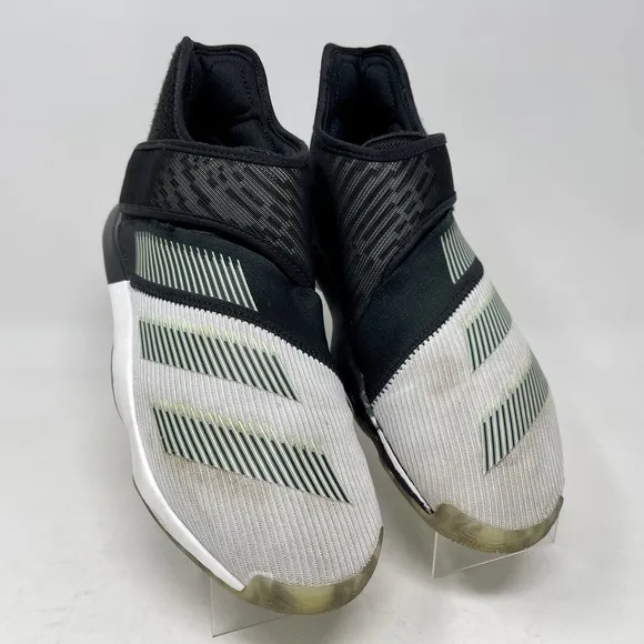 Adidas James Harden B/E 3 Basketball Shoes Black White Mens 7 S1163-14.79