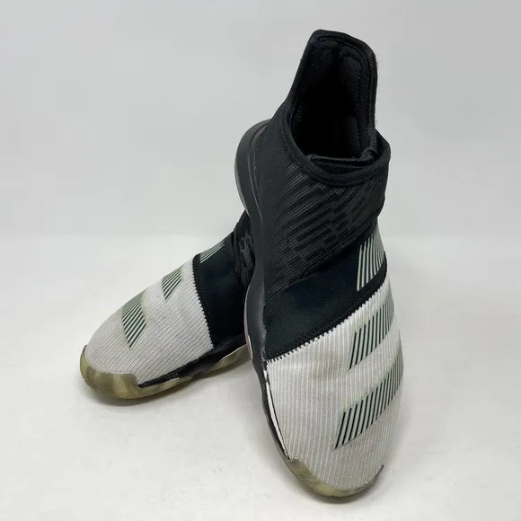Adidas James Harden B/E 3 Basketball Shoes Black White Mens 7 S1163-14.79