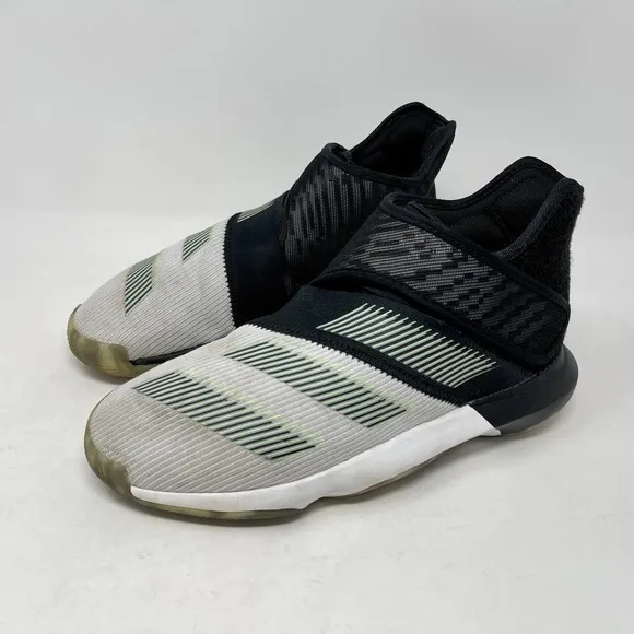 Adidas James Harden B/E 3 Basketball Shoes Black White Mens 7 S1163-14.79