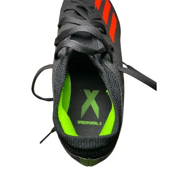 Adidas X Speedportal.3 FG Soccer Cleats Black/Red/Green Size 9.5