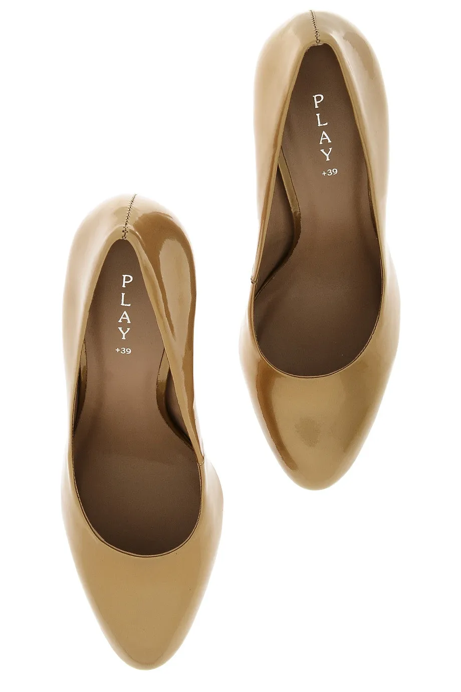 ALDITH Patent Desert Leather Pumps