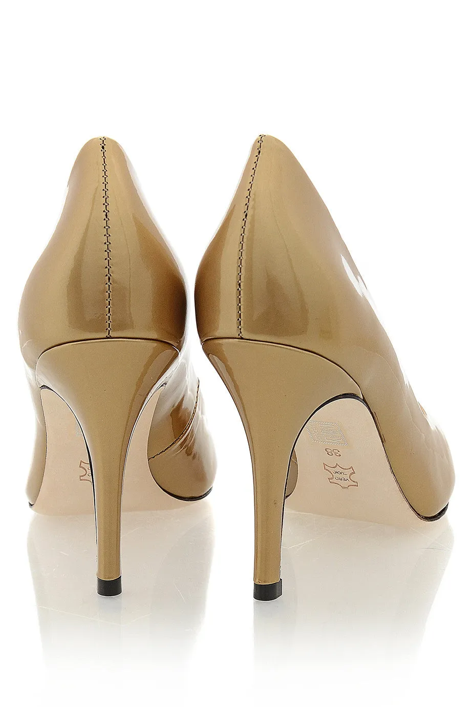 ALDITH Patent Desert Leather Pumps