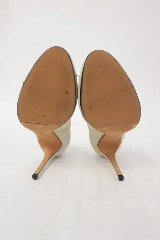 Alexa Wagner Pumps Princess Ric Floral-Embroidered Suede Size 38 High Heel