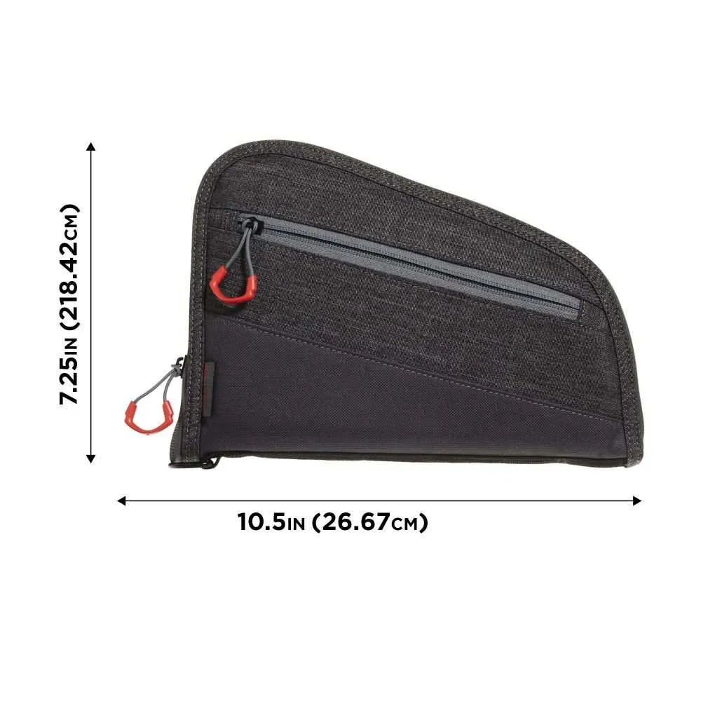 Allen Auto-Fit 2.0 Handgun Case, Gray/Red