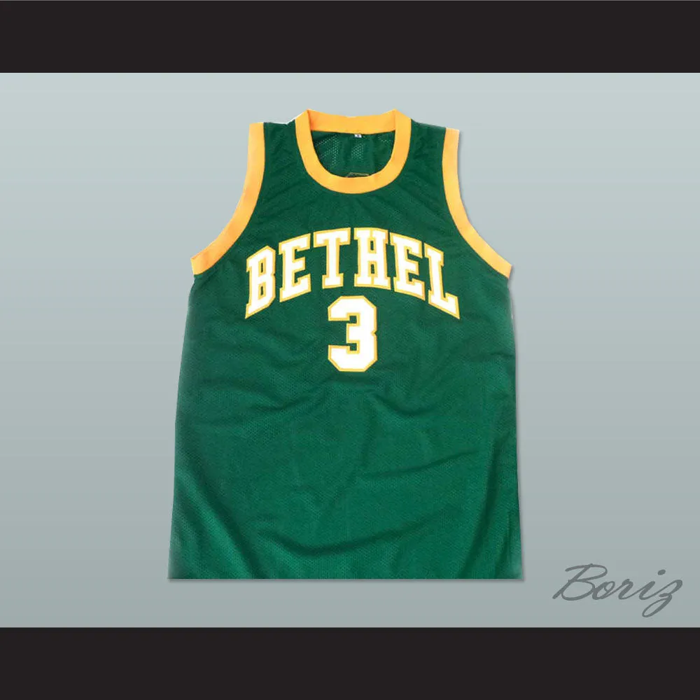 Allen Iverson 3 Bethel High School Bruins Green Basketball Jersey