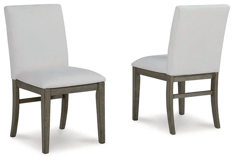 Anibecca Gray/Off White Dining Chair