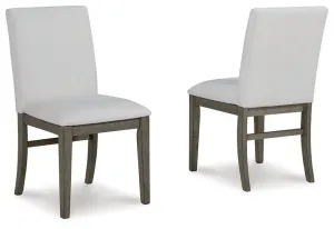 Anibecca Gray/Off White Dining Chair