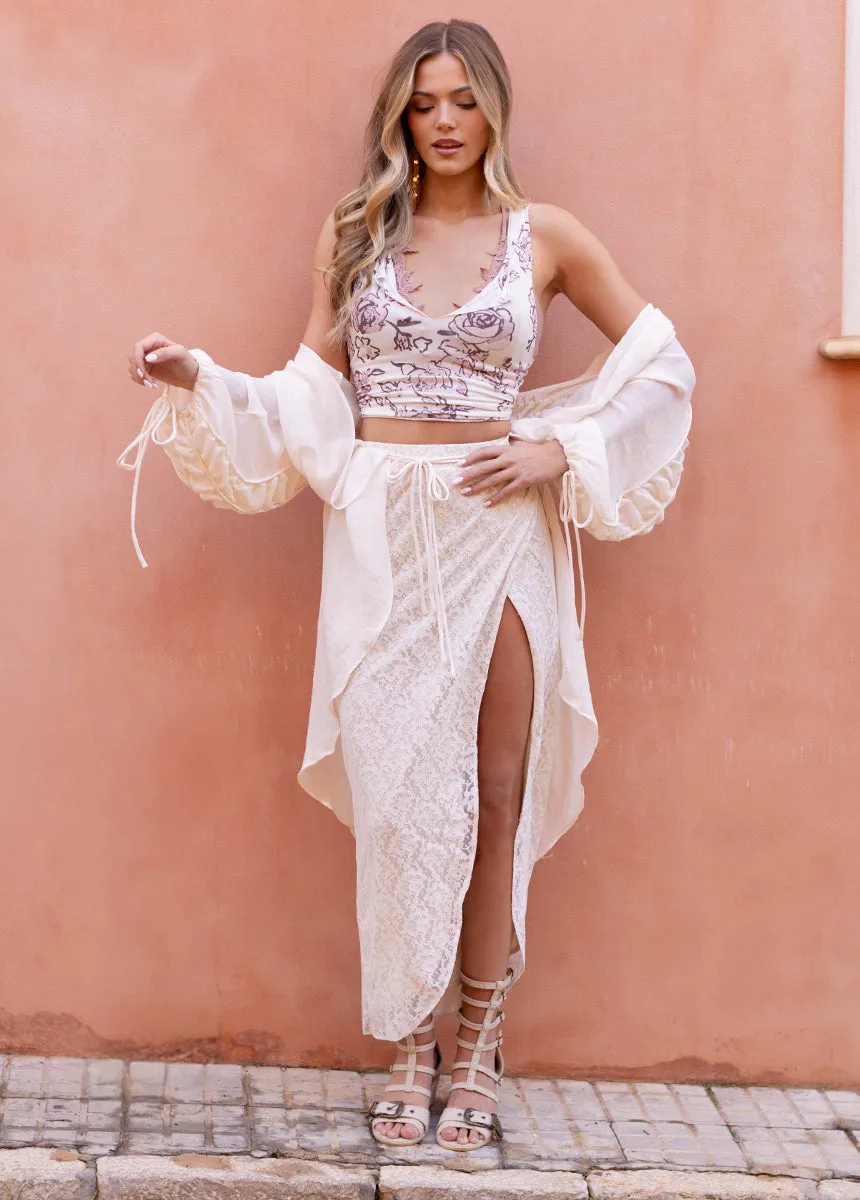Anita Skirt in Cream