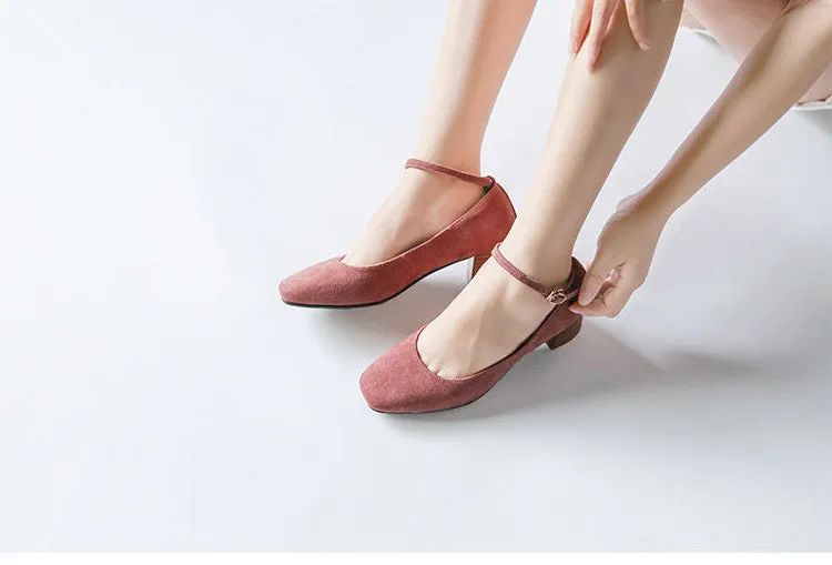 Arissa ankle-strap midheel pumps-sold out