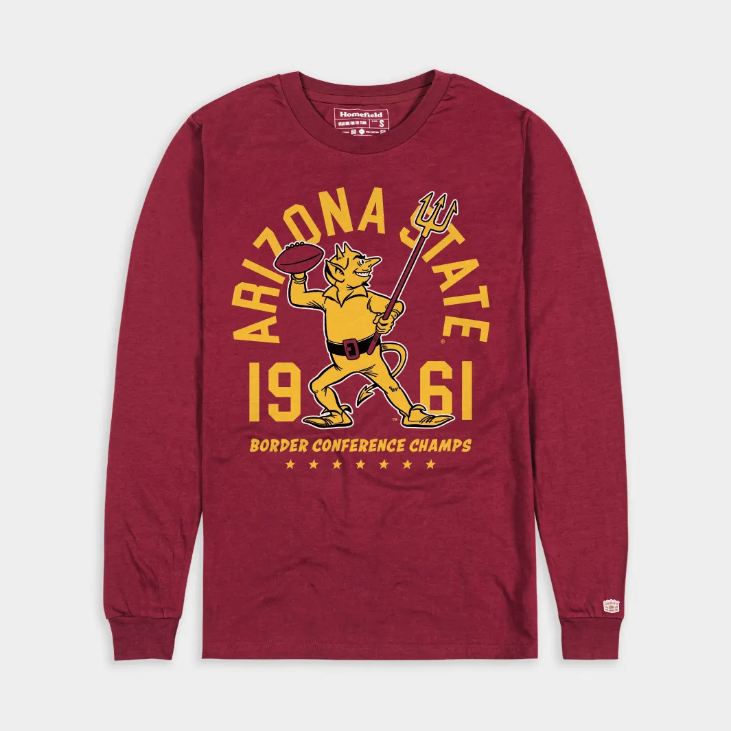 Arizona State Football 1961 Conference Champs Long Sleeve
