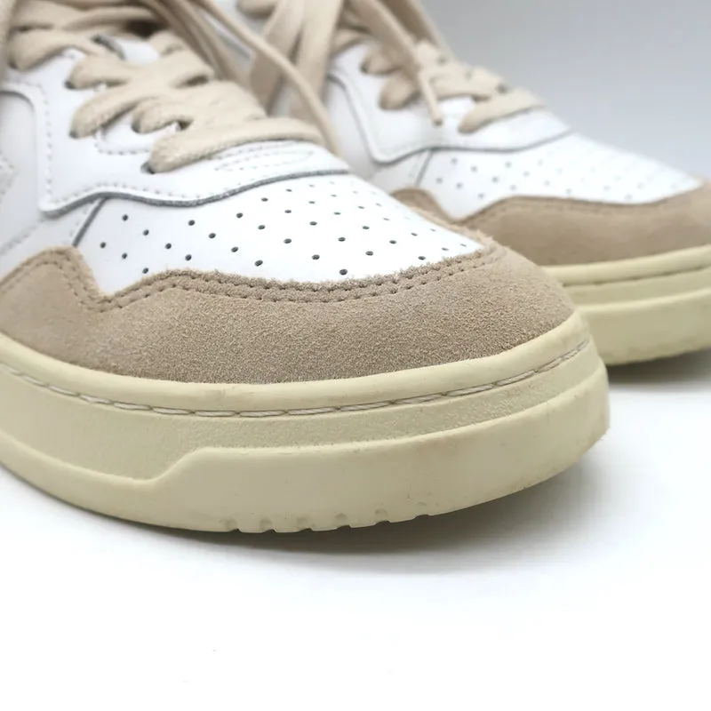 Autry Medalist Low Top Sneakers White & Pink Leather Size 38