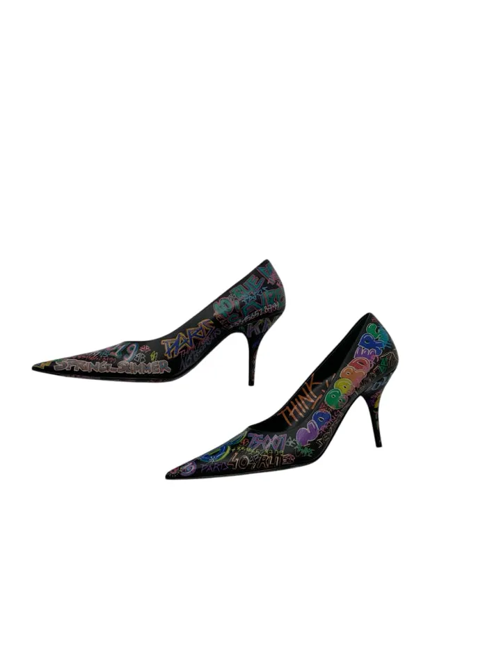 Balenciaga Graffiti Pumps Women's 37~ US 7