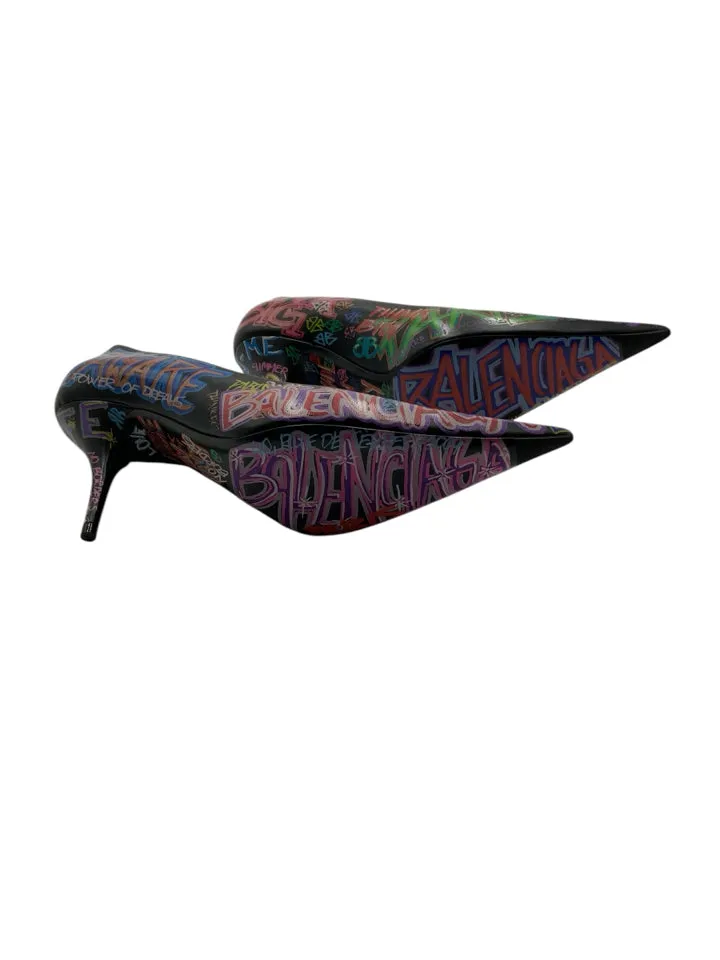 Balenciaga Graffiti Pumps Women's 37~ US 7
