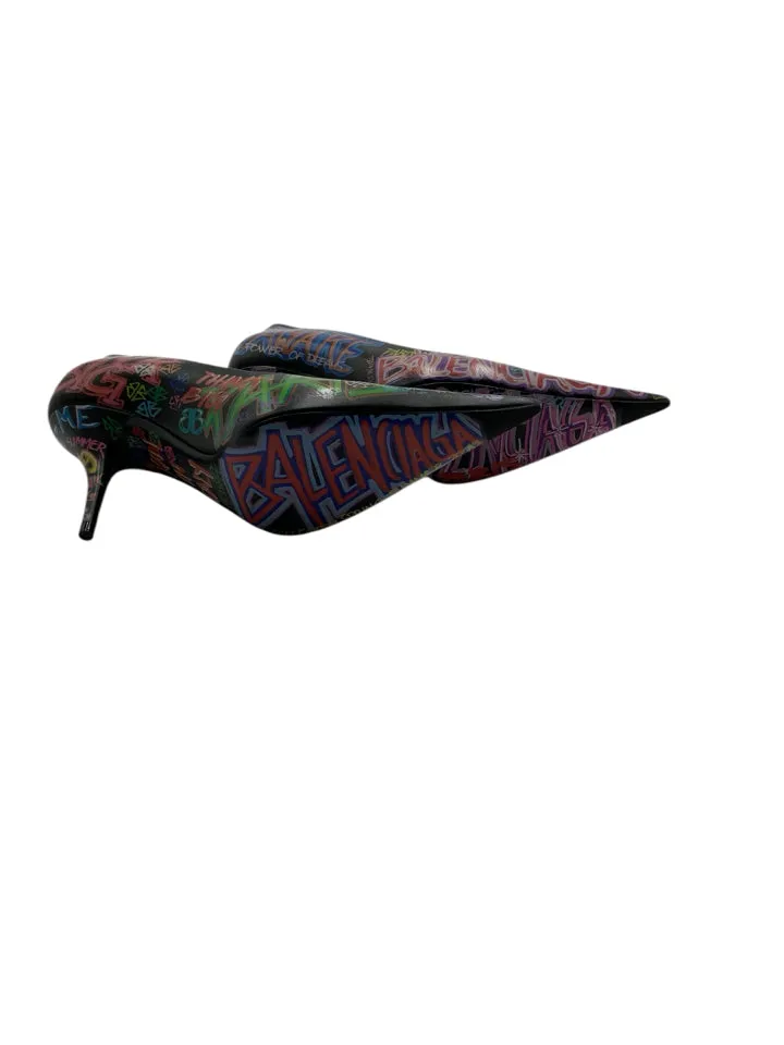 Balenciaga Graffiti Pumps Women's 37~ US 7