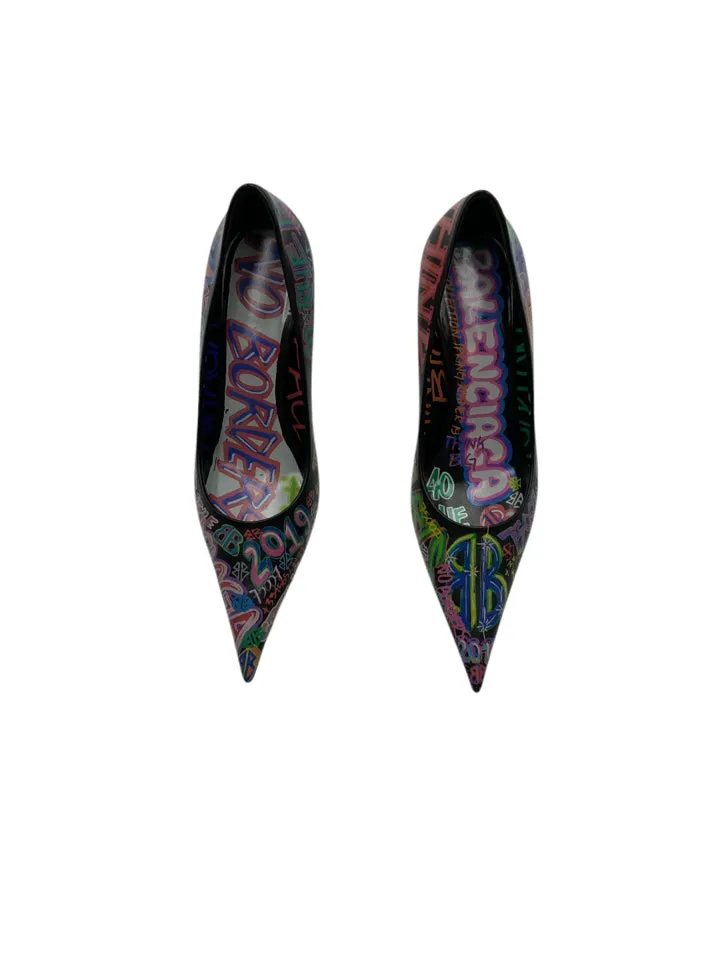 Balenciaga Graffiti Pumps Women's 37~ US 7