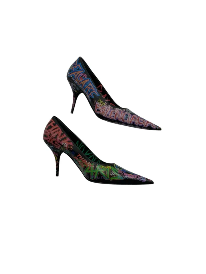 Balenciaga Graffiti Pumps Women's 37~ US 7
