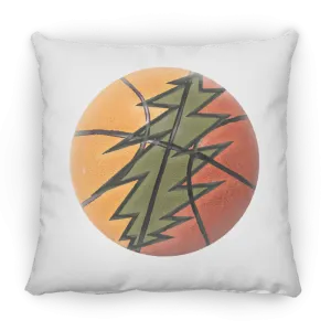 Basketball Bolt - Small Square Pillow