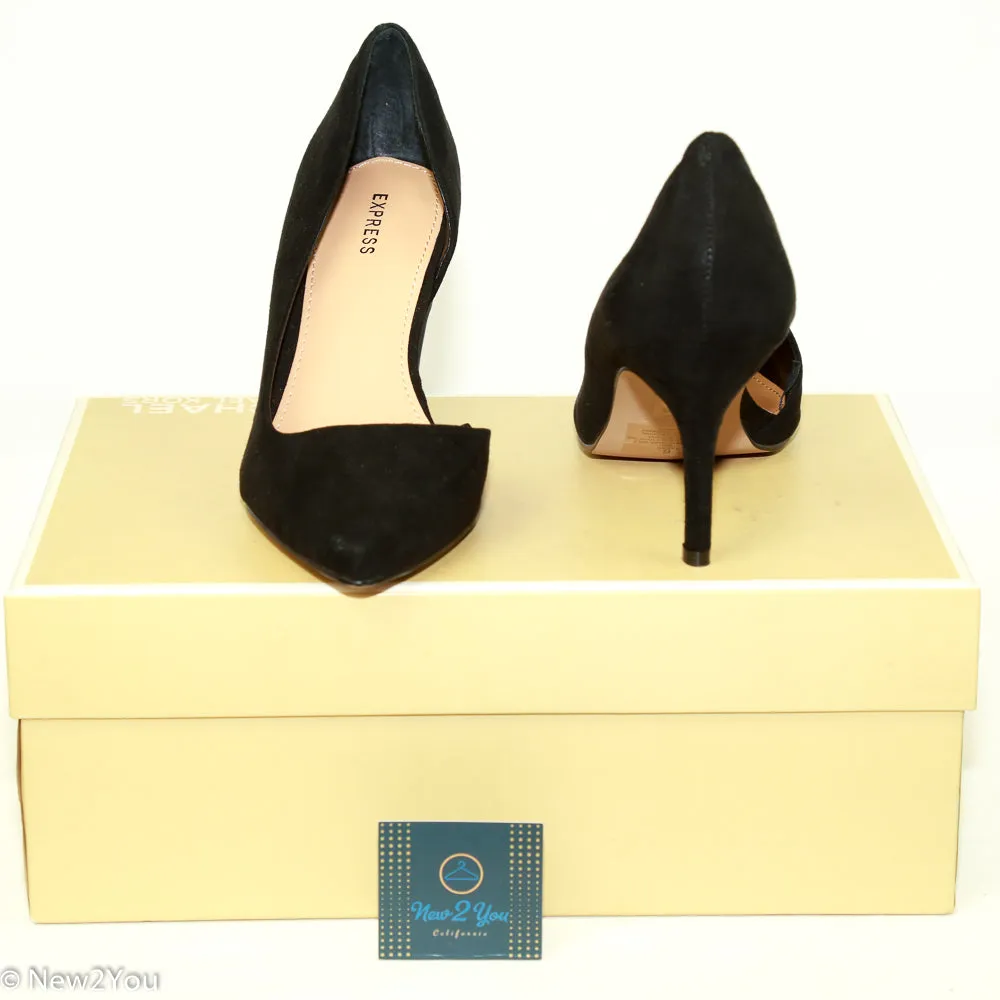 Black 2 Inch Black Heels (Express)