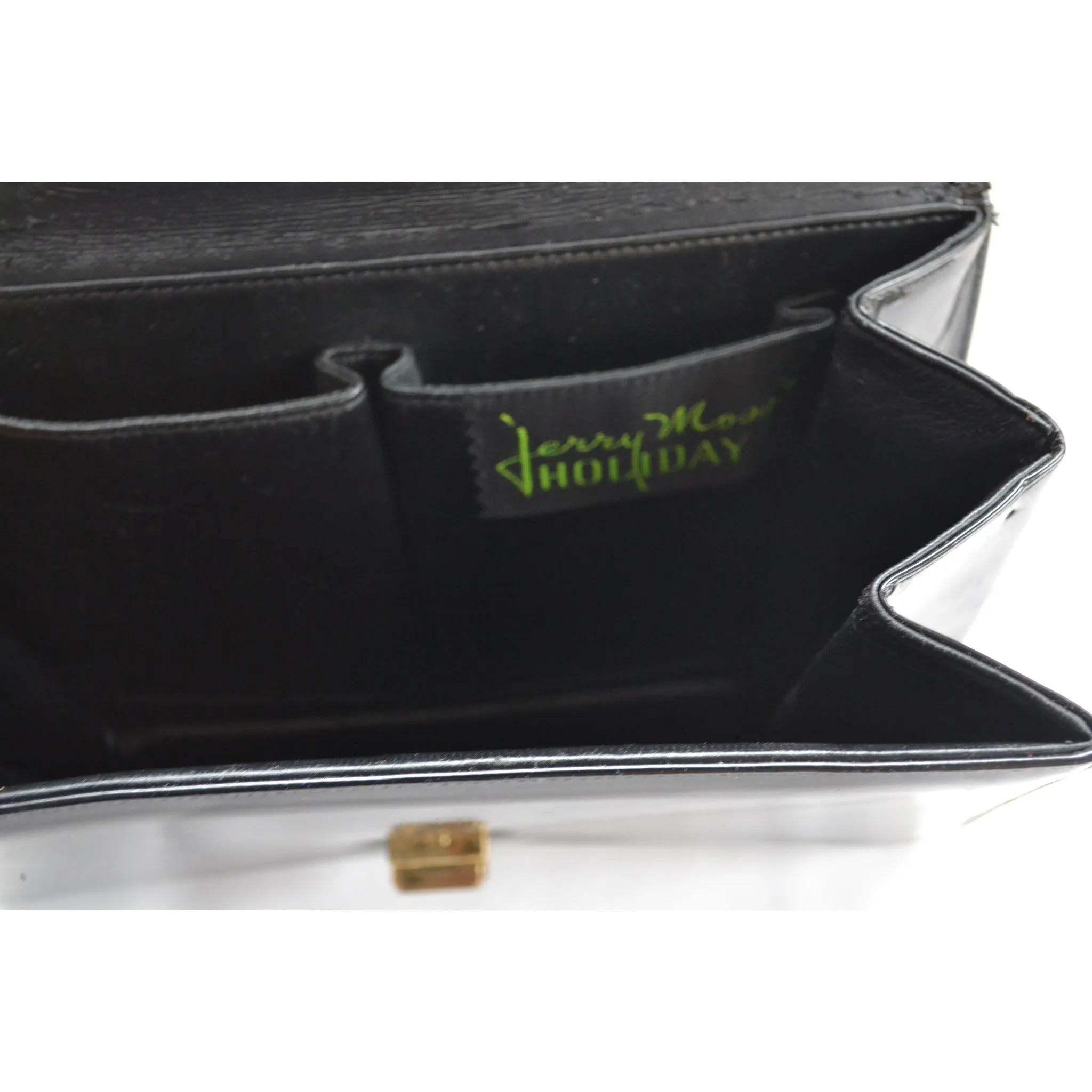 Black Patent Purse By Jerry Moss Holiday
