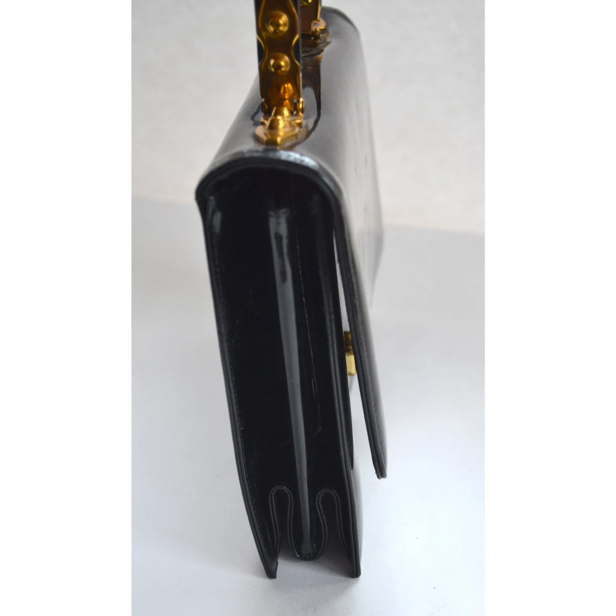 Black Patent Purse By Jerry Moss Holiday