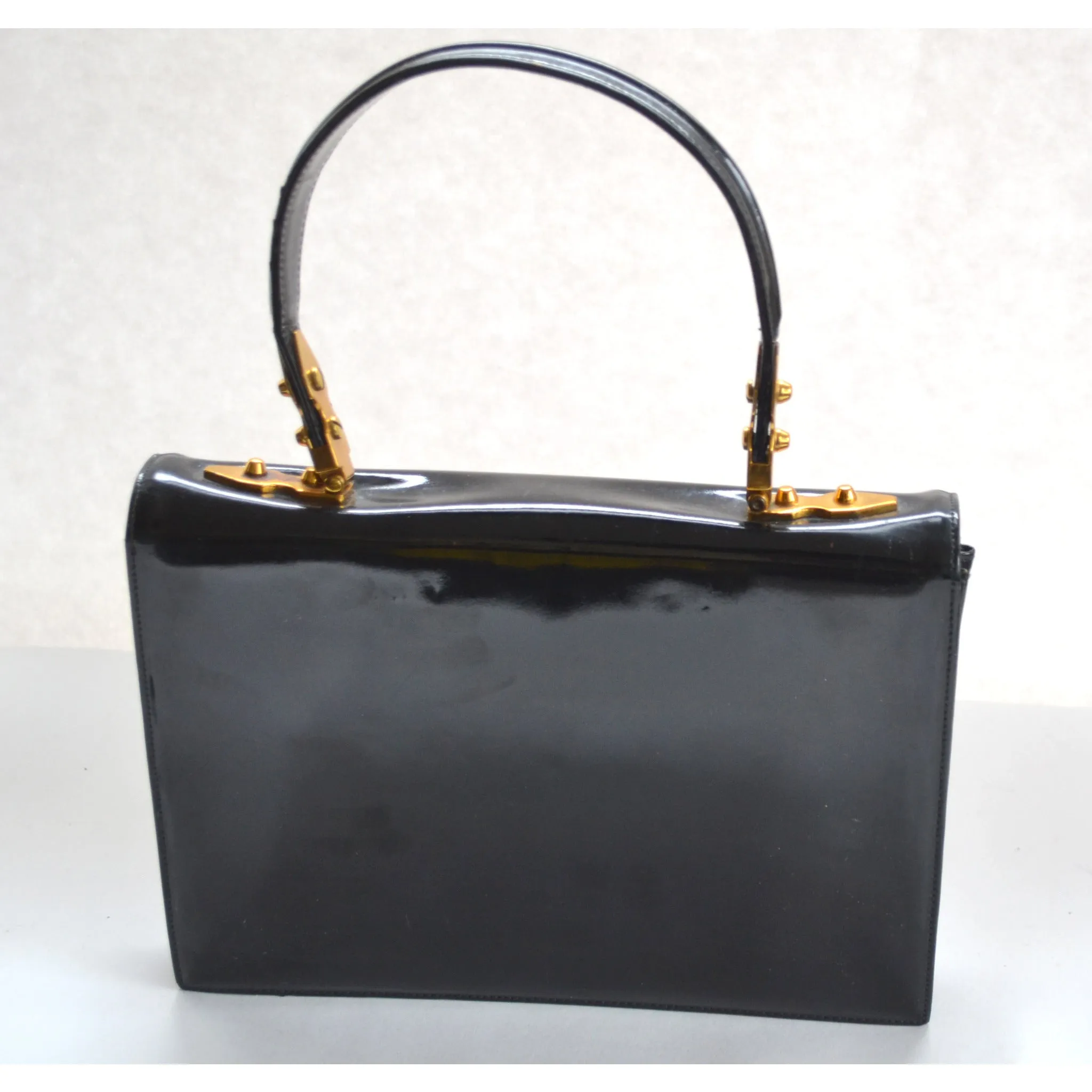 Black Patent Purse By Jerry Moss Holiday