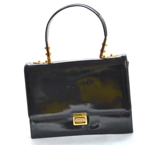 Black Patent Purse By Jerry Moss Holiday