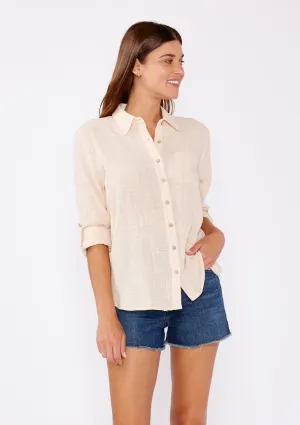 Breezy Basics Button Front Top