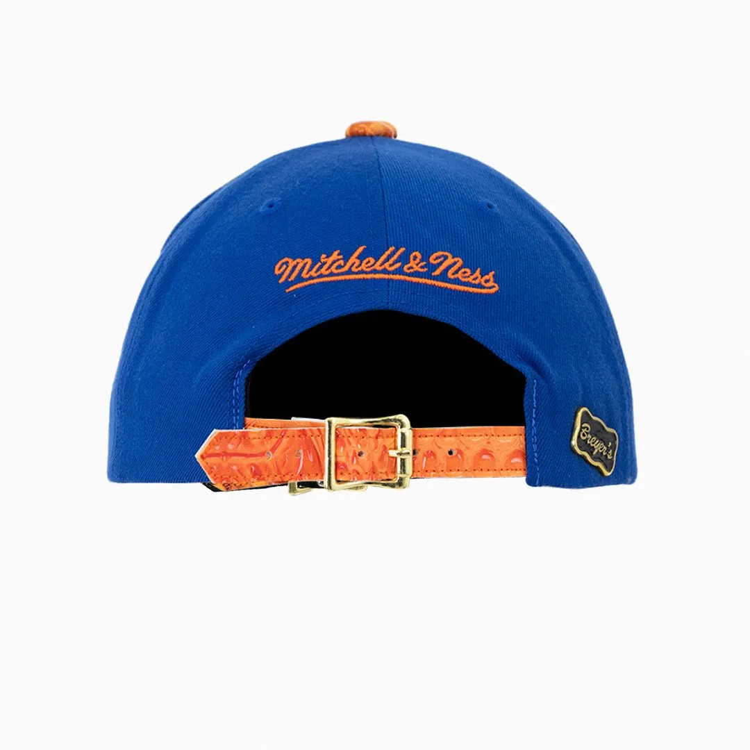 Breyer's Buck 50 New York Knicks Hat With Leather Visor