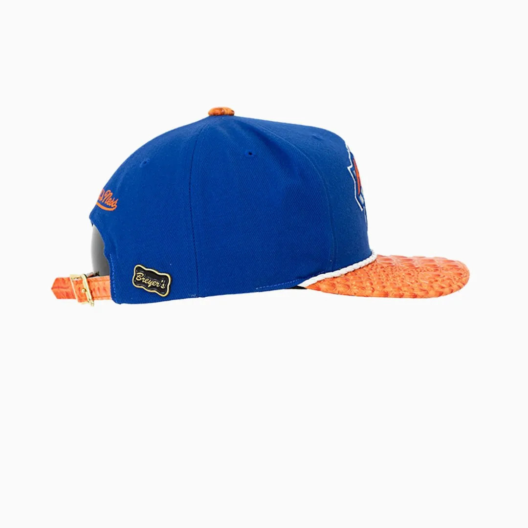 Breyer's Buck 50 New York Knicks Hat With Leather Visor