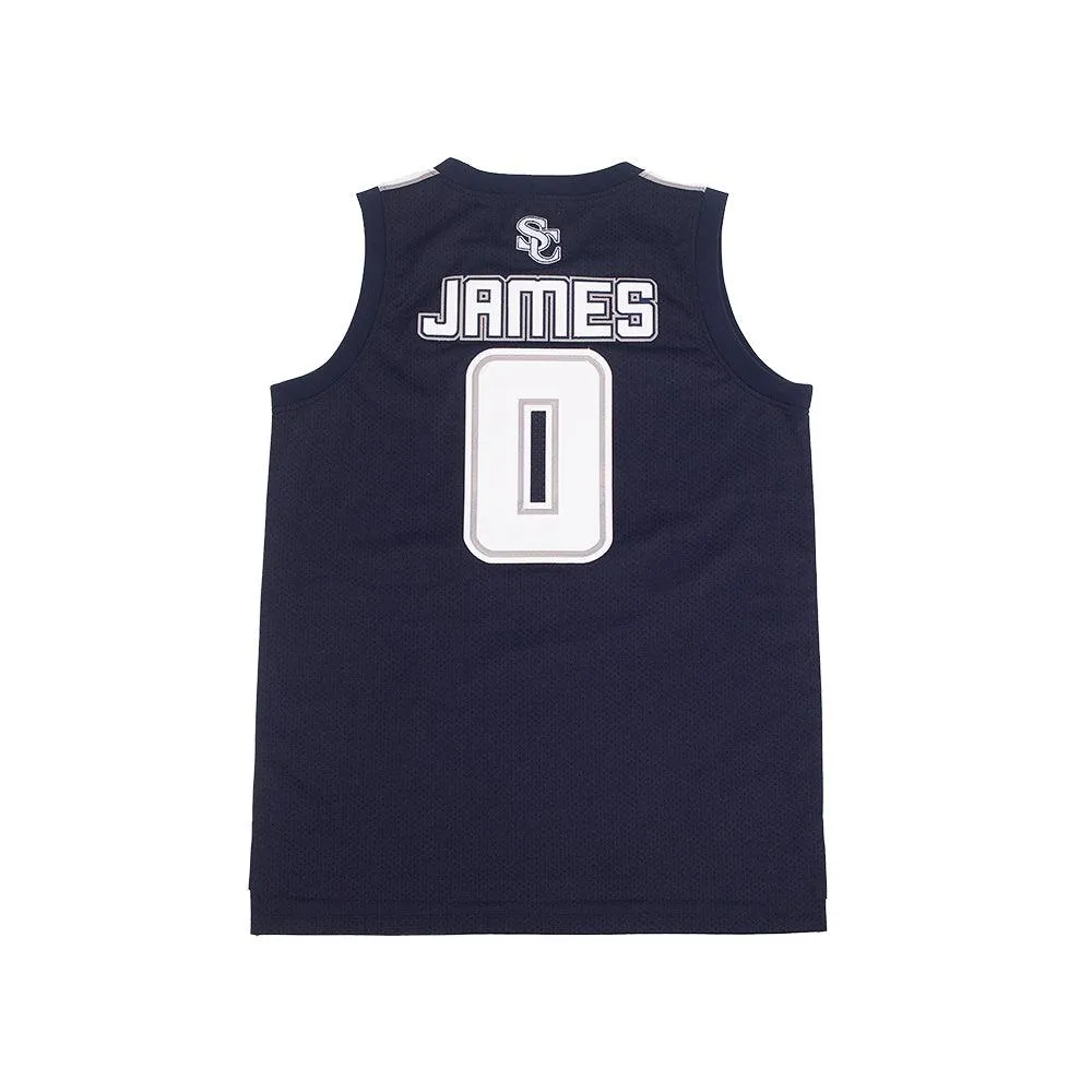 BRONNY JAMES HIGH SCHOOL BASKETBALL JERSEY (NAVY)