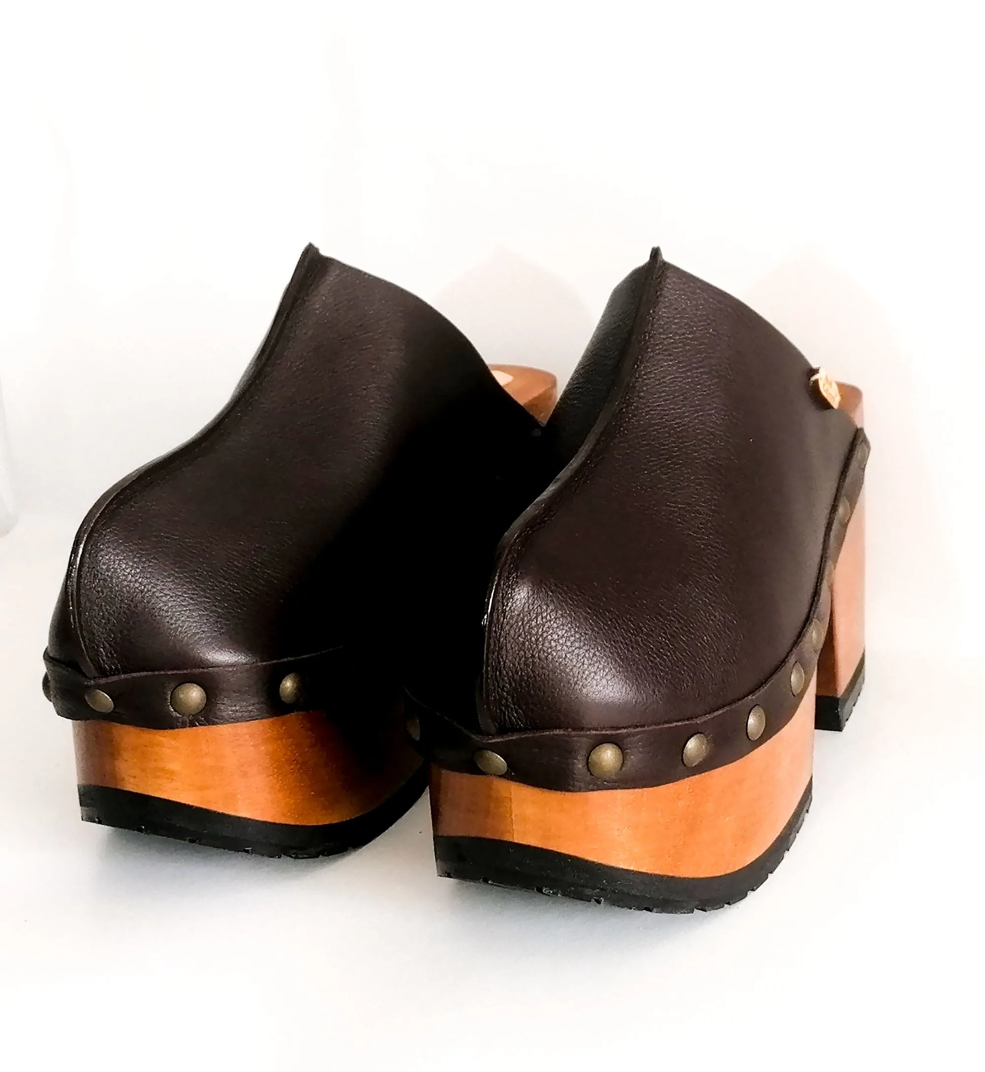 Brown California Clogs