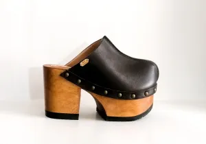 Brown California Clogs