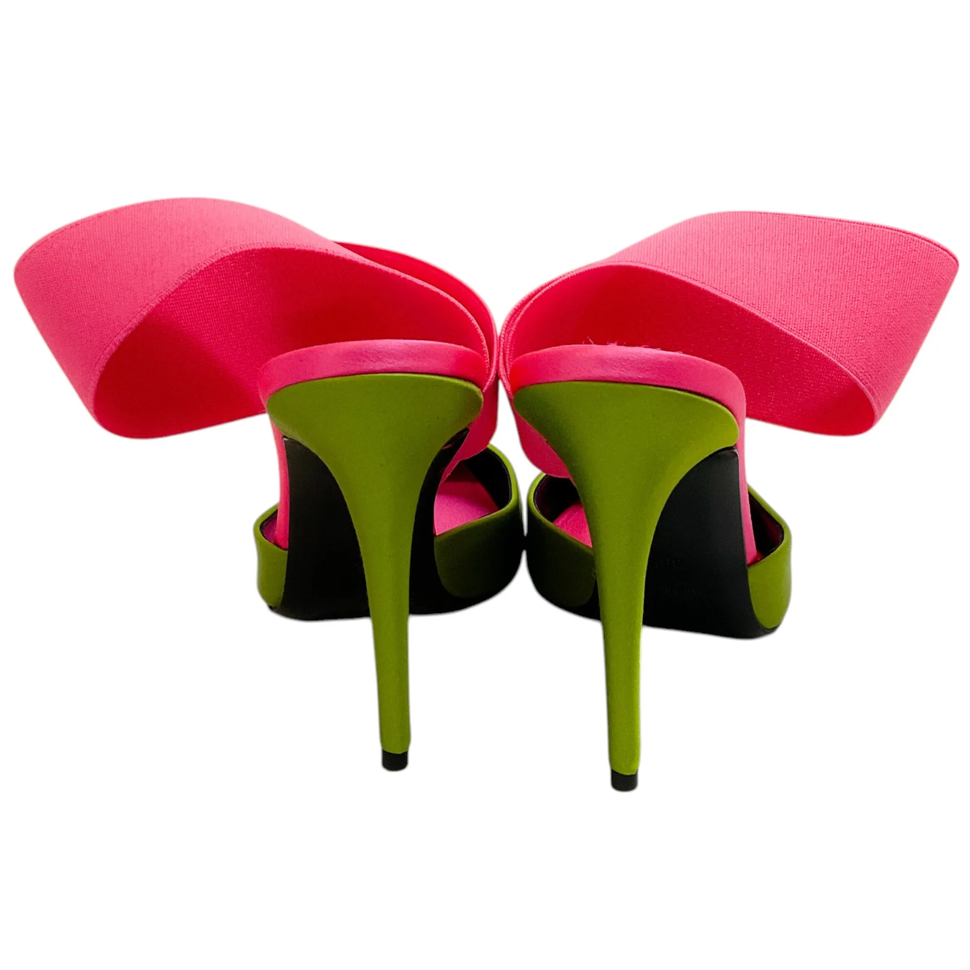 Bruno Frisoni Acid Green / Hot Pink N Roll Pumps