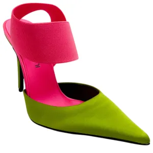 Bruno Frisoni Acid Green / Hot Pink N Roll Pumps