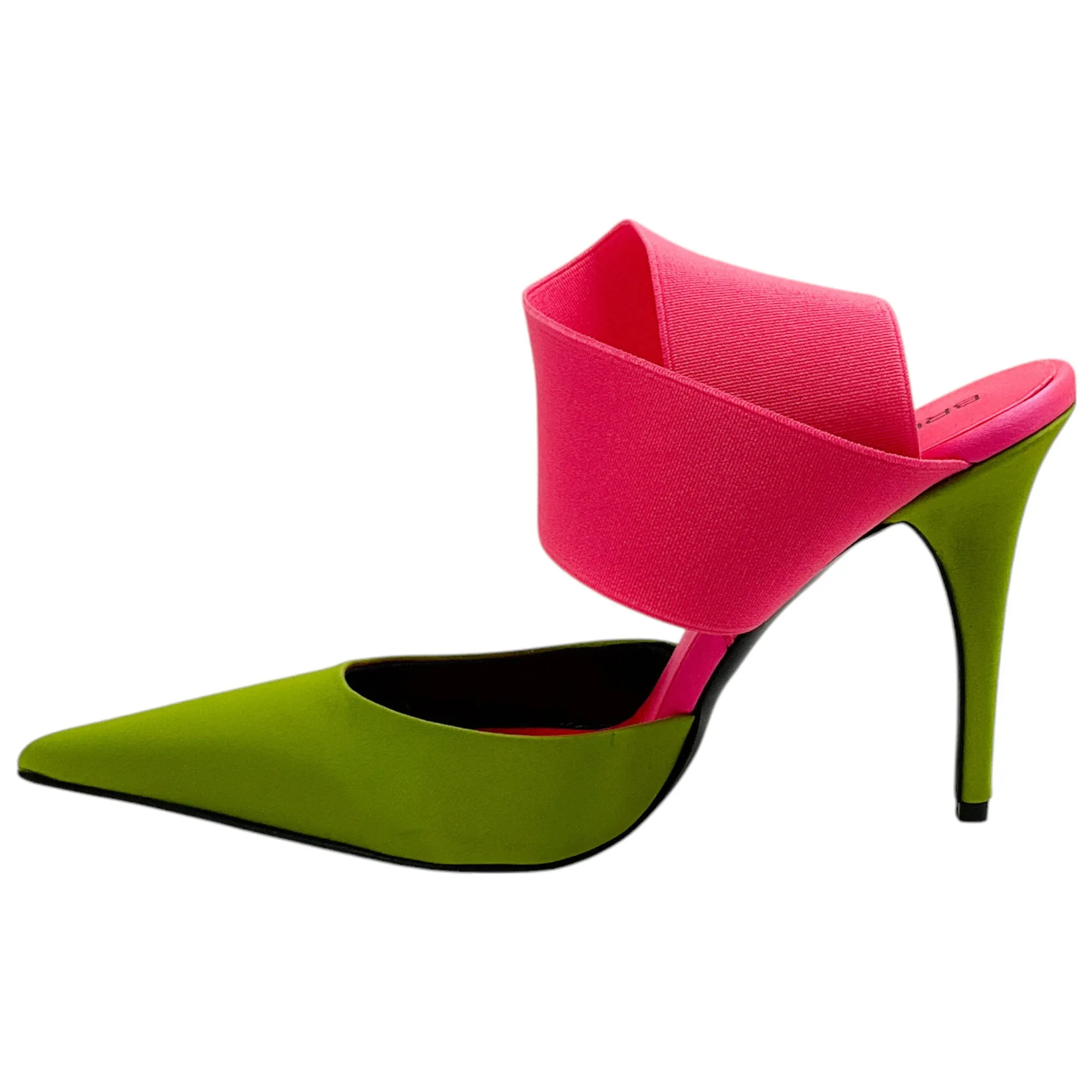 Bruno Frisoni Acid Green / Hot Pink N Roll Pumps