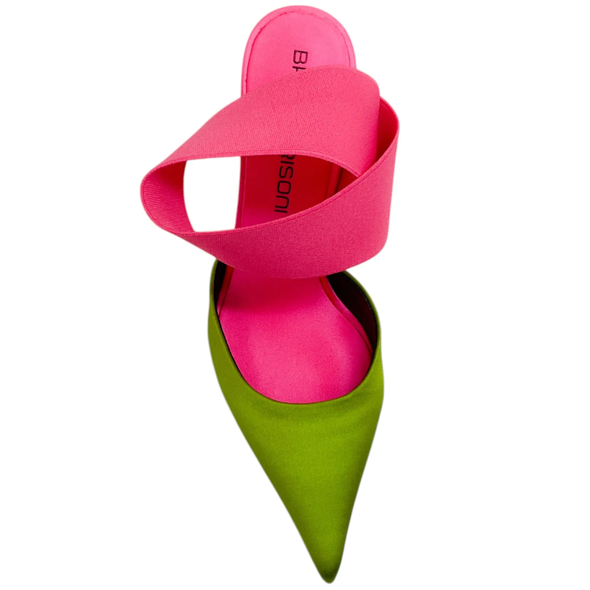 Bruno Frisoni Acid Green / Hot Pink N Roll Pumps