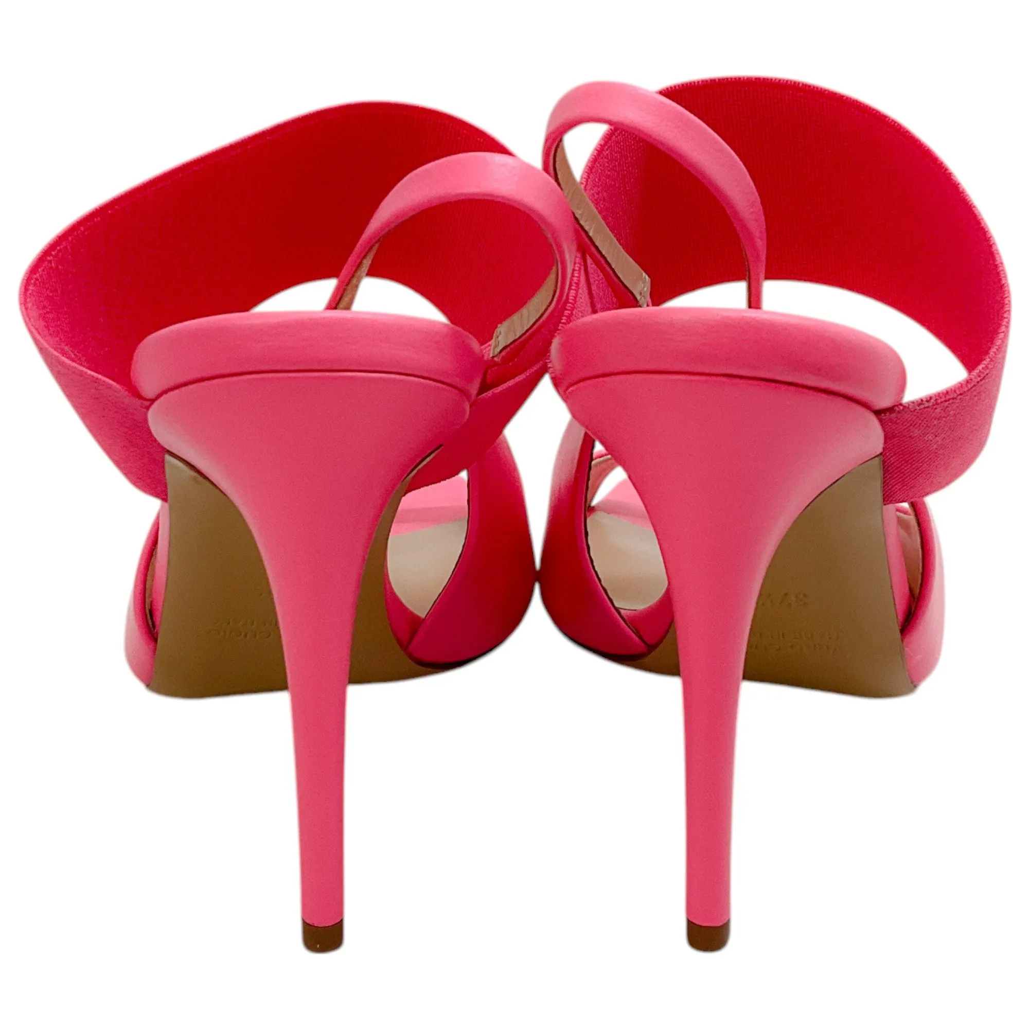 Bruno Frisoni Hot Pink Tonic Sling Heel Pumps