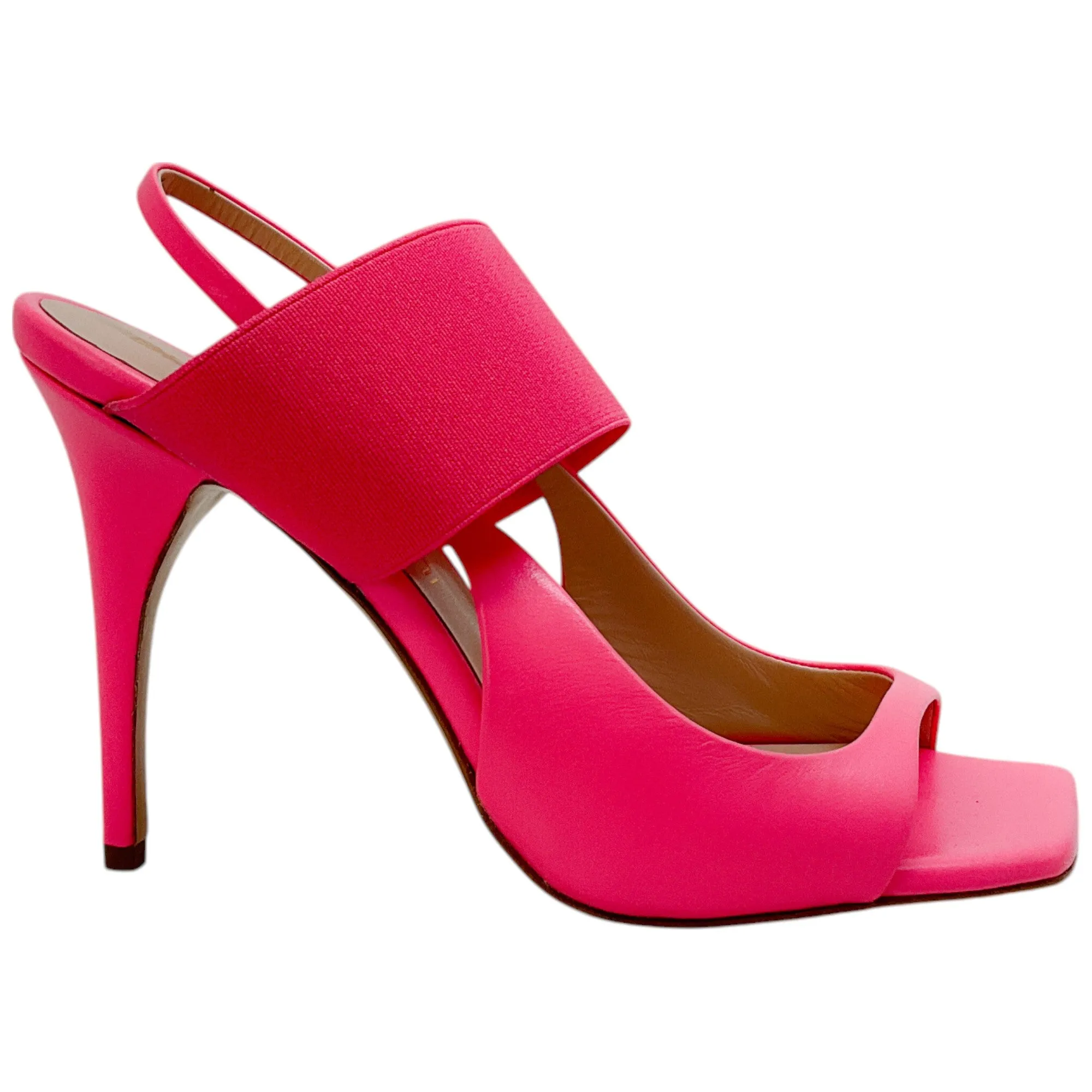 Bruno Frisoni Hot Pink Tonic Sling Heel Pumps